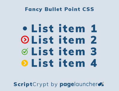 Script Crypt – Custom List Item Styling CSS With An Image